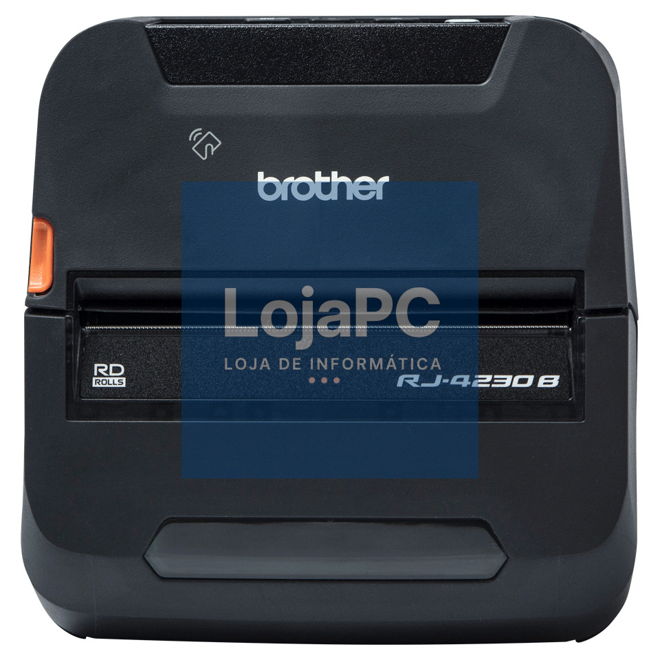 BROTHER RJ4230BL Label printer direct thermal Roll 4inch 104mm 203dpi USB 2.0 Bluetooth Includes rechargeable lithium-ion battery