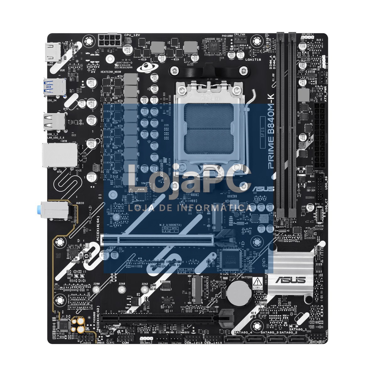 ASUS AMD PRIME B840M-K micro-ATX motherboard DDR5 2xM.2