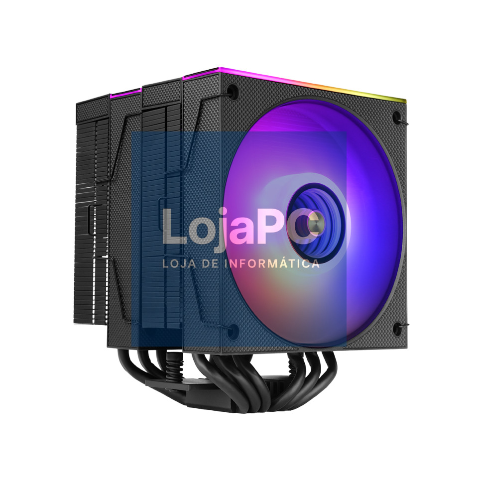 MARS GAMING MCPU-X26 CPU COOLER DUAL TOWER 2X  PWM ULTRASILENT DUAL ARGB FAN BLACK