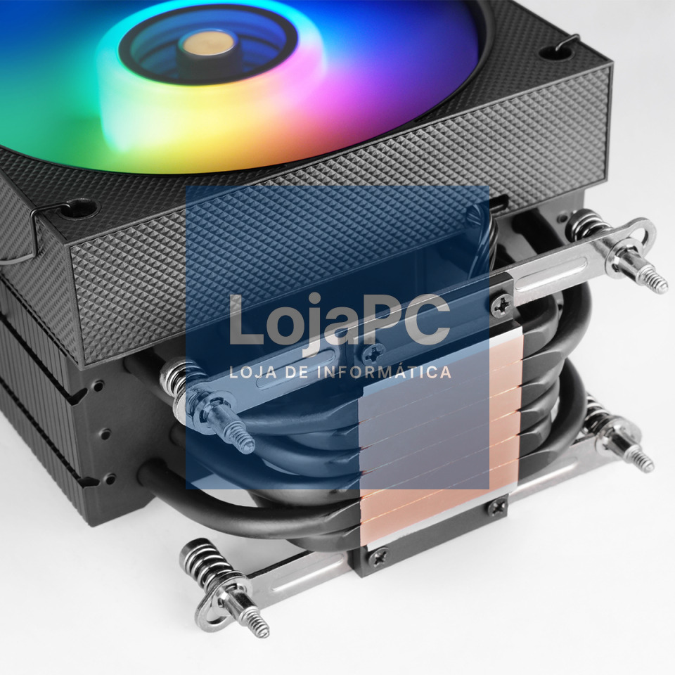 MARS GAMING MCPU-LCD CPU COOLER LCD DISPLAY 120MM SI EXTREME SILENCE 300W TDP ARGB INFINITY MIRROR BLACK