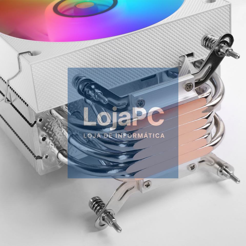 MARS GAMING MCPU-LCD CPU COOLER LCD DISPLAY 120MM N SI EXTREME S 300W TDPARGB INFINITY MIRROR INTEL&AMD WHITE