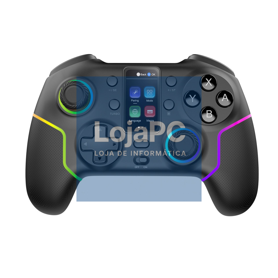 MARS GAMING MGP-V3 TRIPLE CONNECTION LCD SCREEN GAMEPAD MULTI-PLATFORM BLACK
