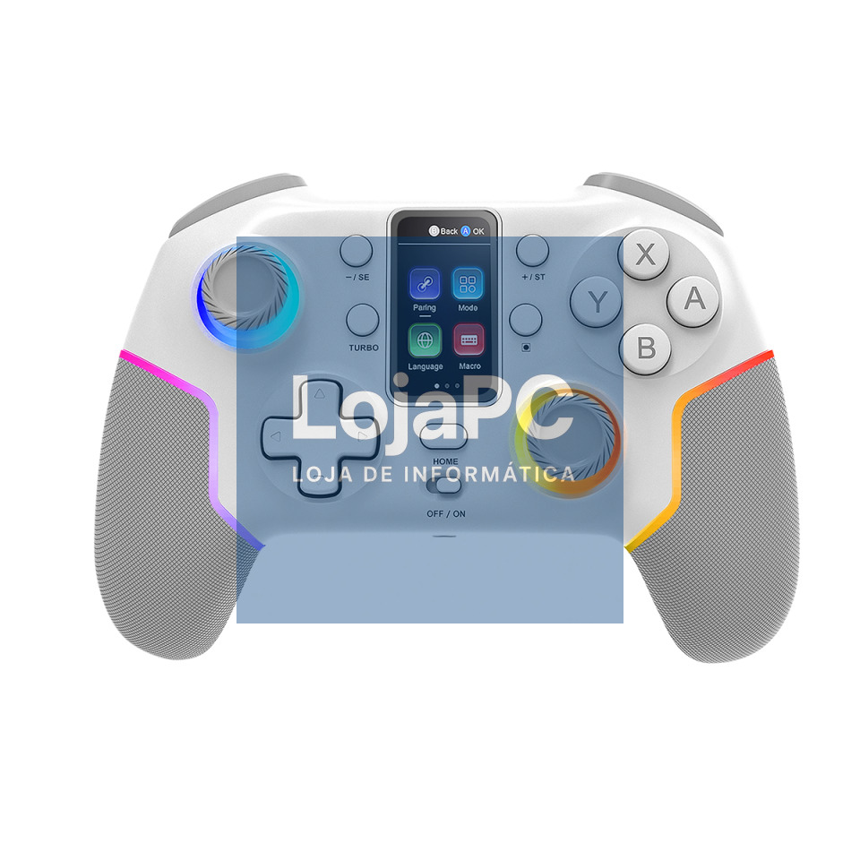 MARS GAMING MGP-V3 TRIPLE CONNECTION LCD SCREEN GAMEPAD MULTI-PLATFORM WHITE