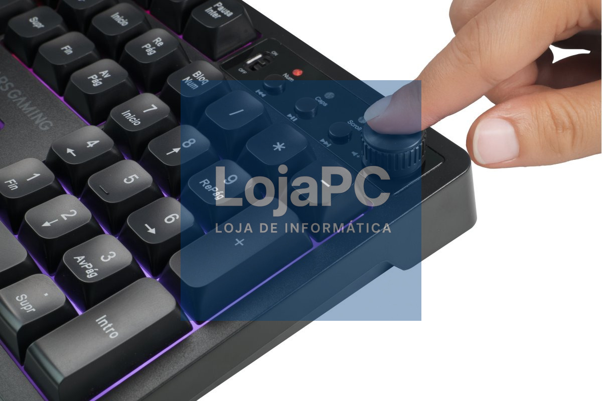 MARS GAMING MCPWXPT 3-EM-1 GAMING COMBO RGB BLACK