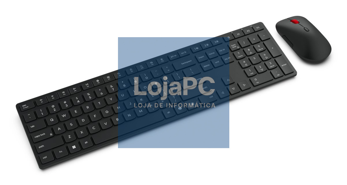 LENOVO Wireless Multi-Mode Pro Combo Keyboard and Mouse 6000-Portuguese