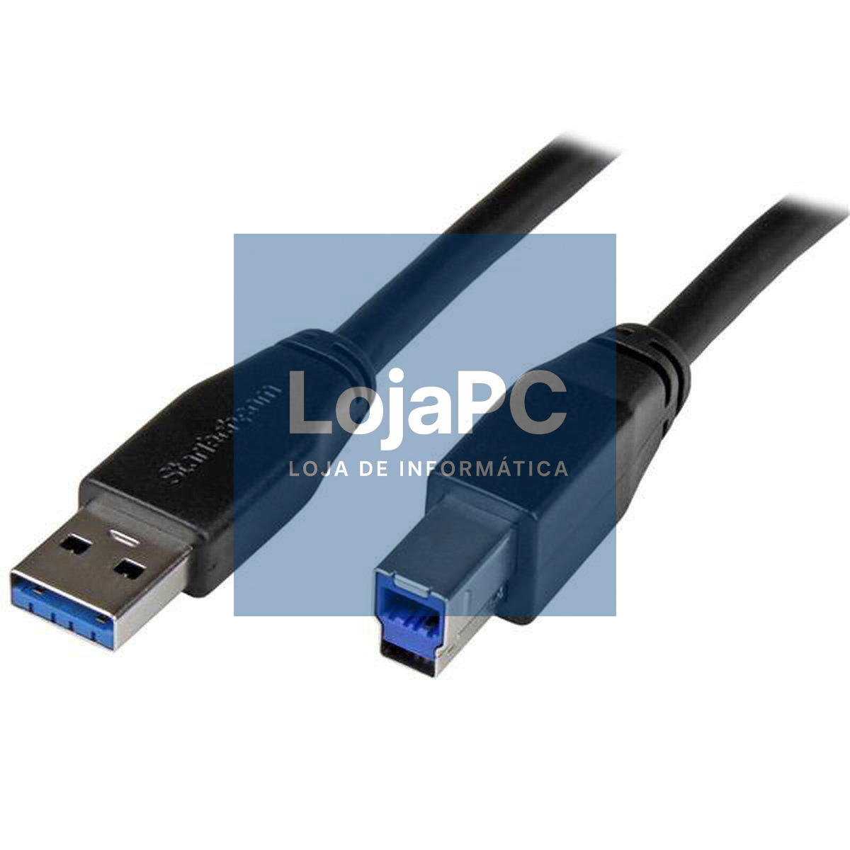 Cabo USB 3.0 tipo A/B 5.00m Preto
