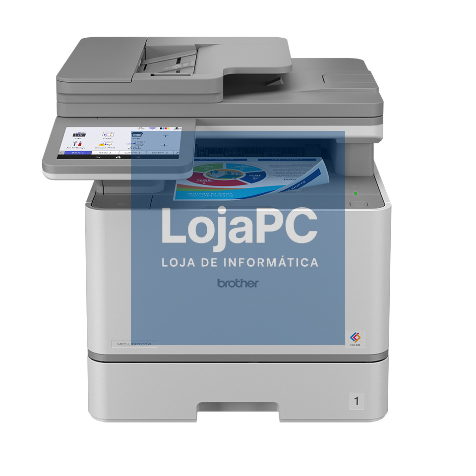 BROTHER MFC-L8970CDW Color Laser MFP 4-in-1 duplex 31ppm 250sheets LCD 17.6cm Wifi very economical toner