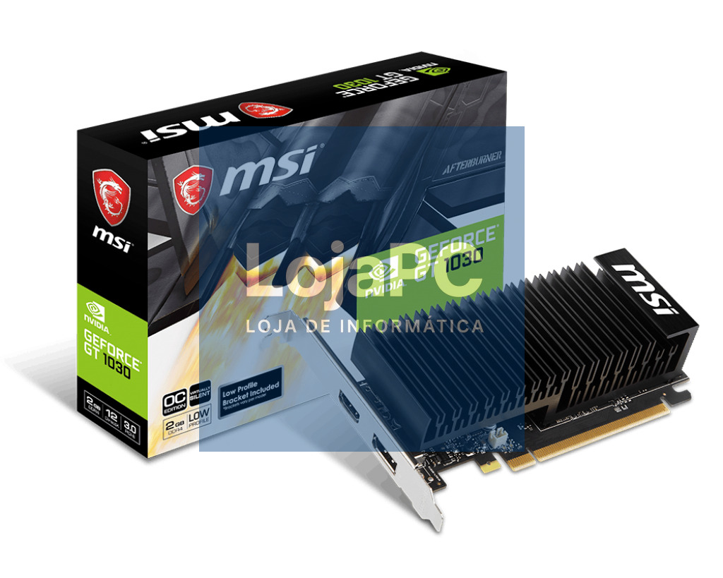 MSI GT1030 2GHD4 LP OC - 2GB DDR4 HDMI/DP