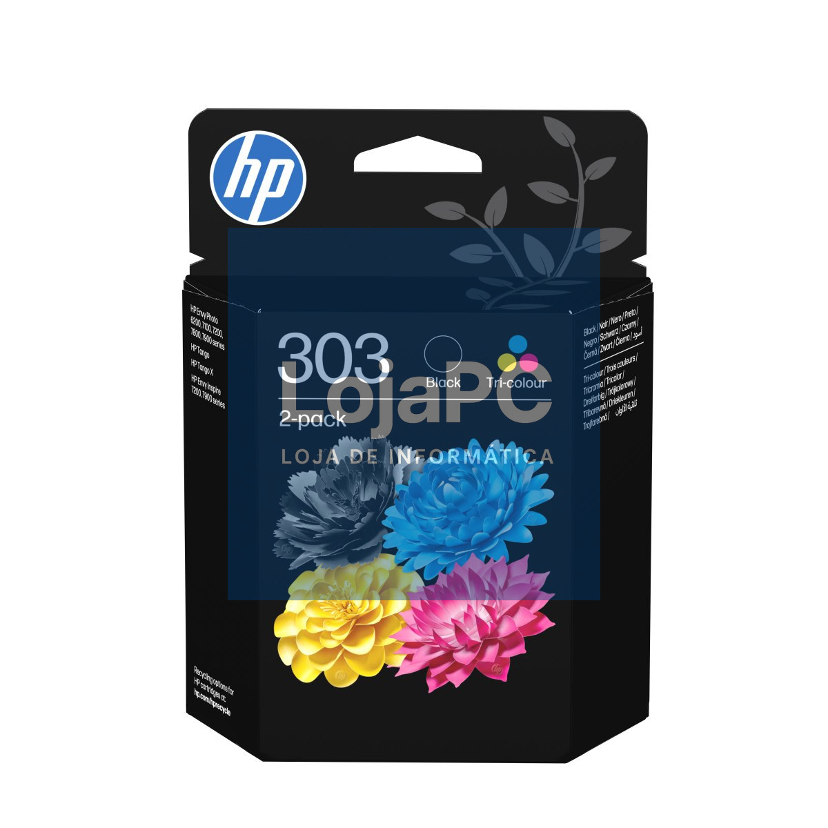 HP 303 Black/Tri - Color Original Ink Cartridge 2-Pack
