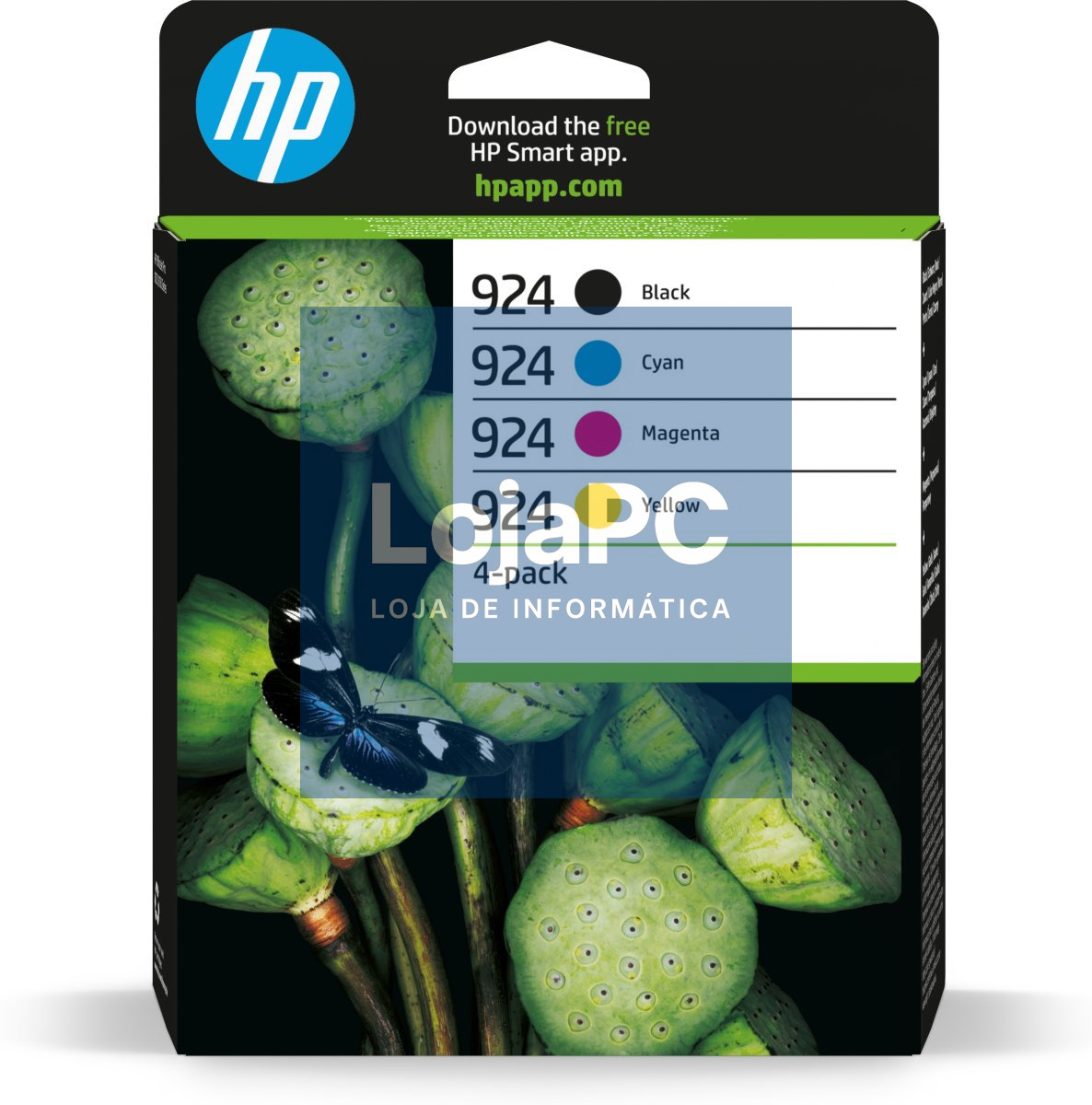 HP 924 CMYK Original Ink Cartridge 4-Pack