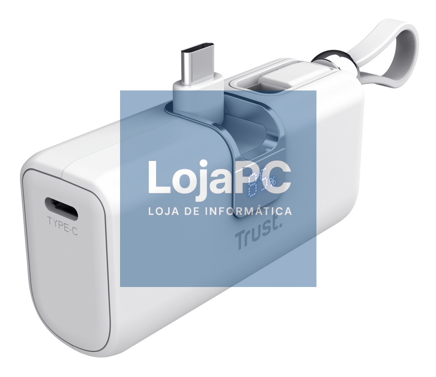 TRUST PACTO 5.000 mAh Powerbank White