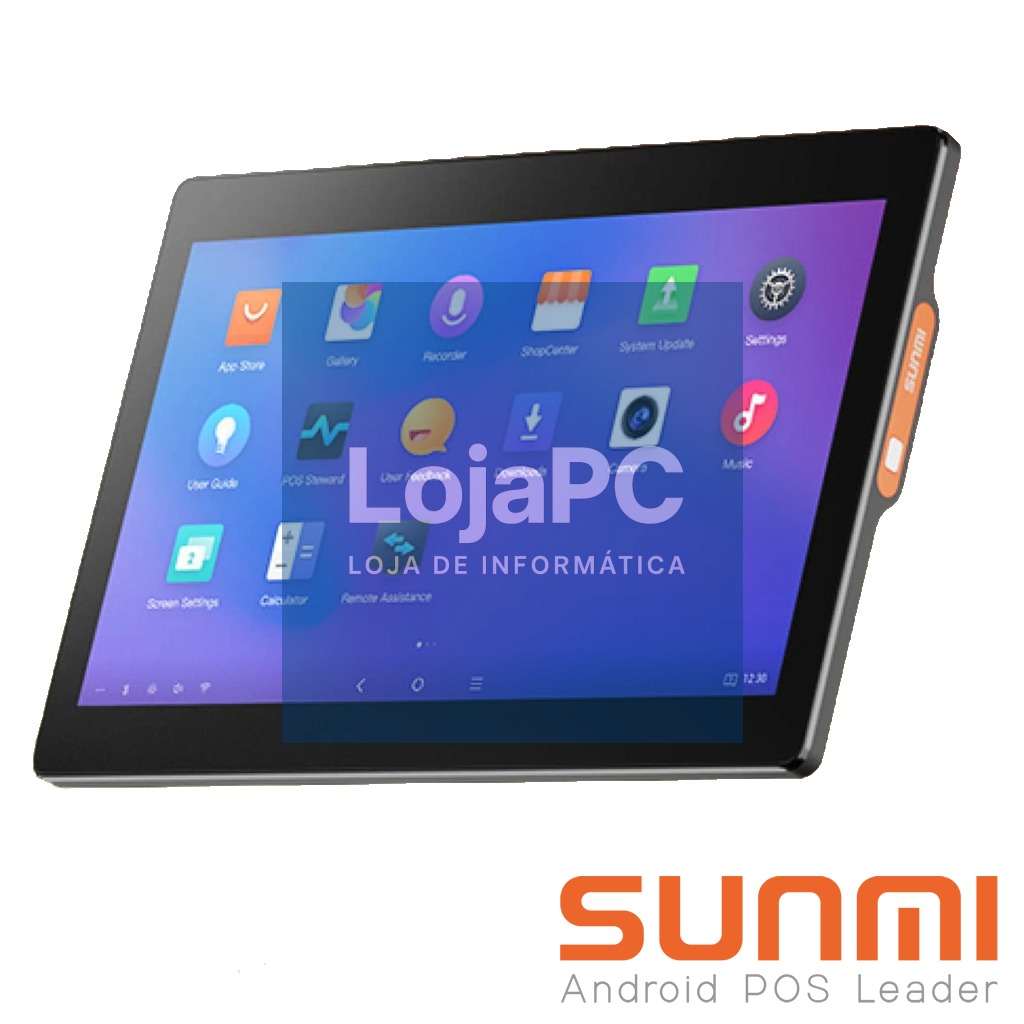 D2s KDS, SUNMI OS, A11, 15.6" mono screen, 4GB+64GB, Wifi, POE, EU Adapter, 1-Y