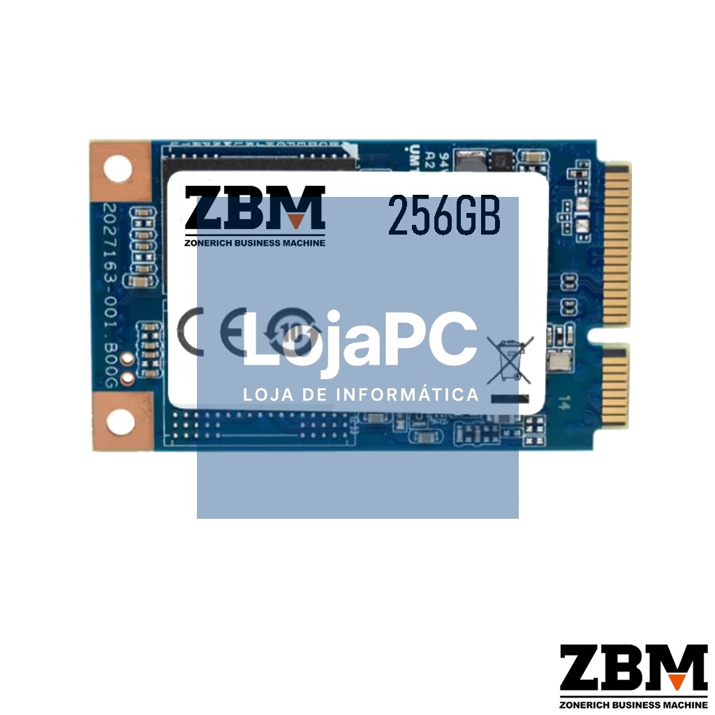 SSD 256Gb mSATA p/ POS ZBM