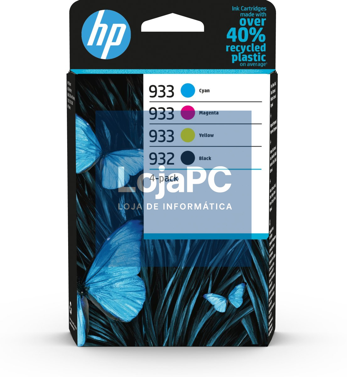 HP 932/3 CMYK Original Ink Cartridge 4-Pack