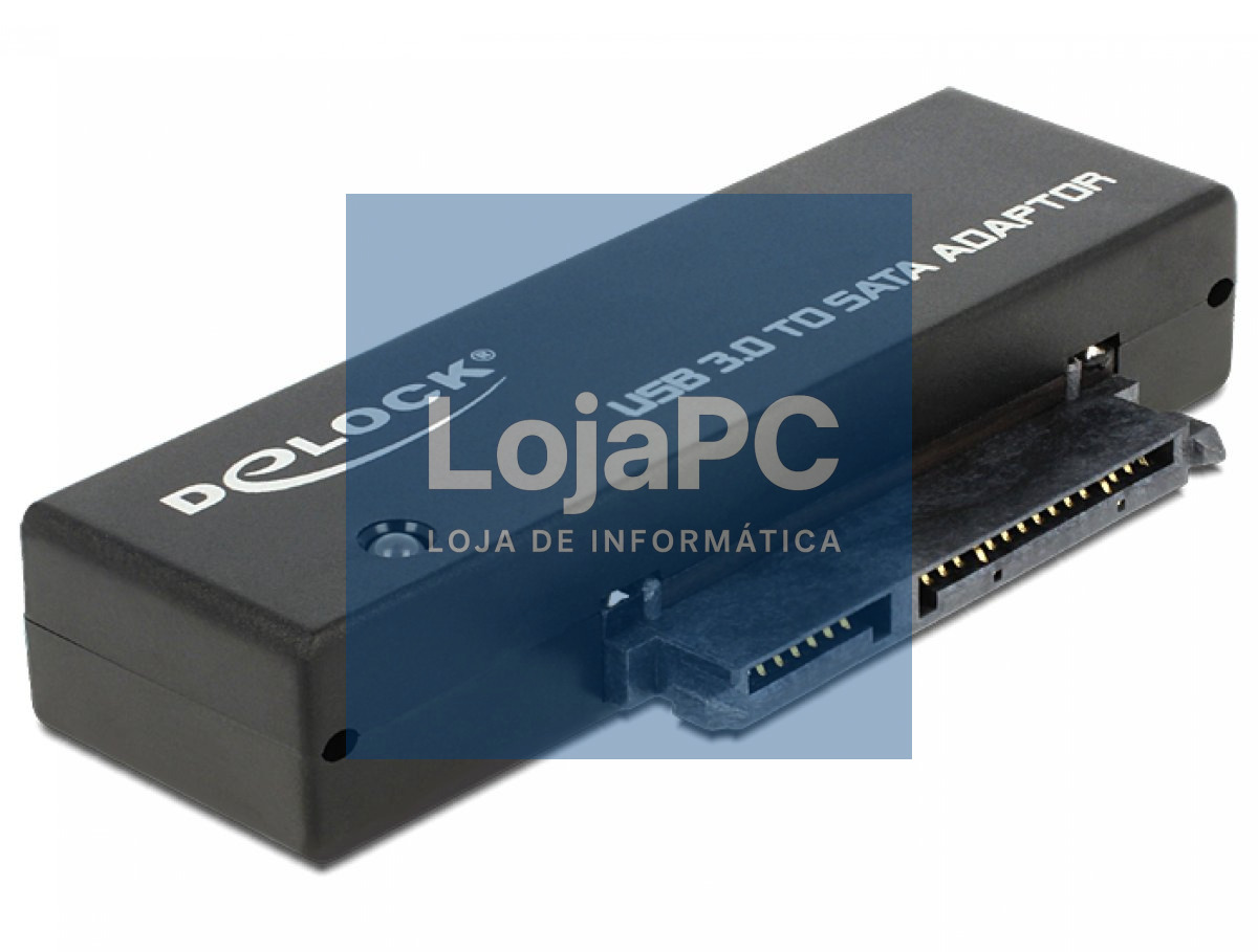 Adaptador  HDD/SSD 2,5 e 3,5 Delock Preto