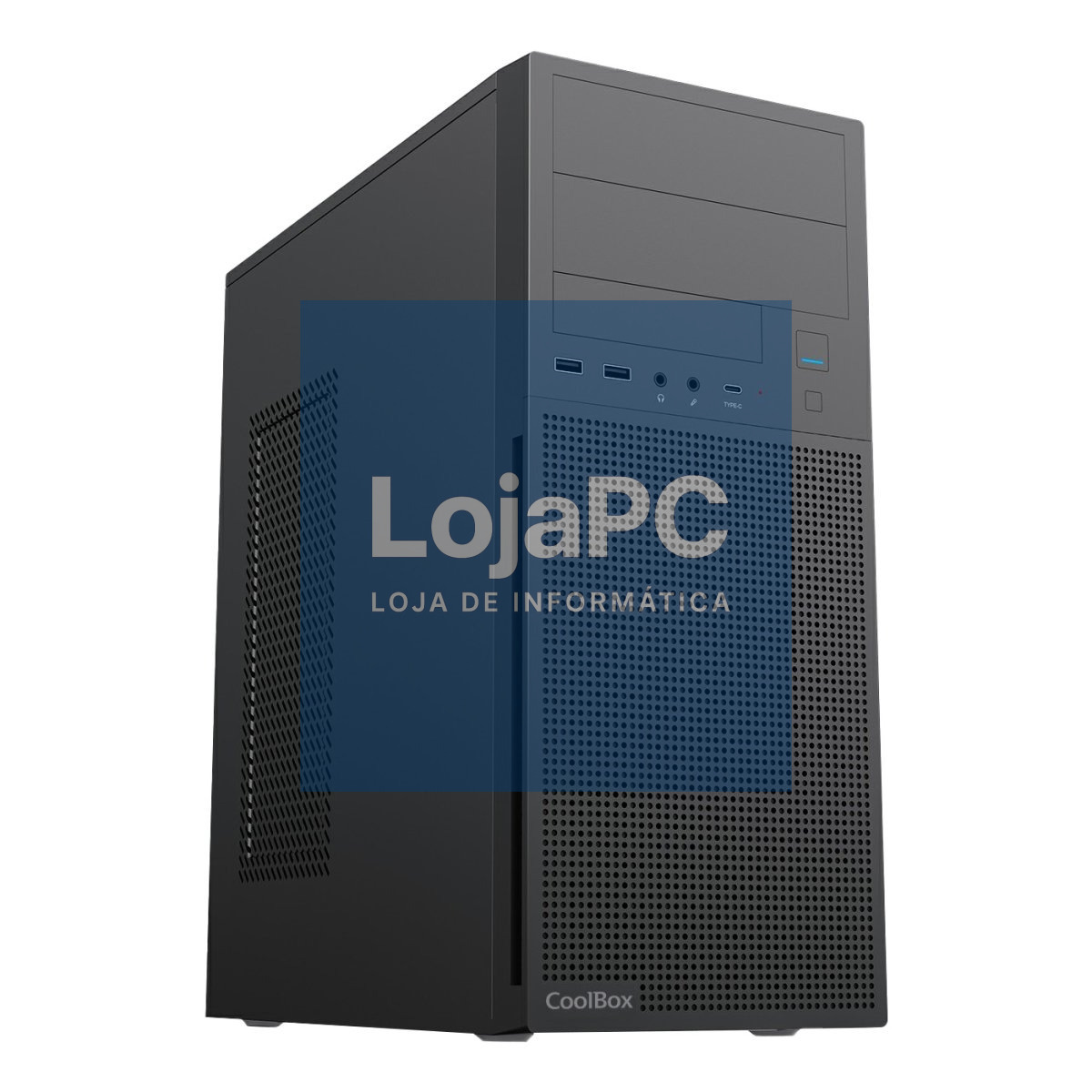 COOLBOX CAIXA ATX A780 USB-C 3.2 GEN1 FTE. POWERLINE3 650W 85+ EFICIENCIA