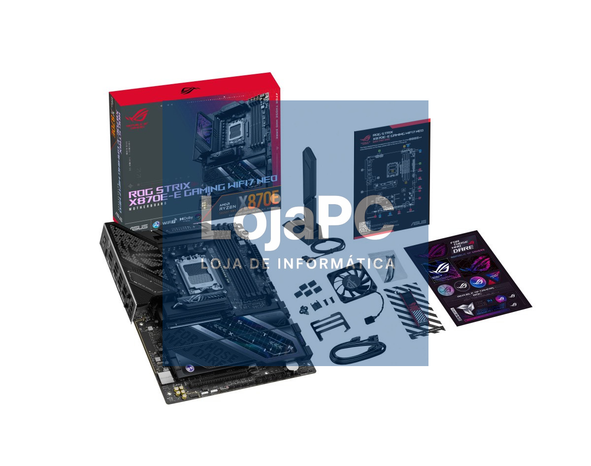 ASUS ROG STRIX X870E-E GAMING WIFI7 NEO AMD ATX motherboard DDR5 1xHDMI 1xPCIe 5.0 5xM.2