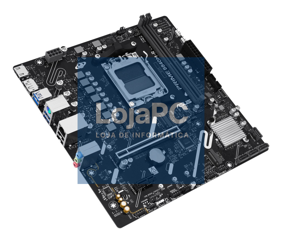 ASUS B840 AMD mATX motherboard DDR5 1xHDMI 1xDisplayPort 1xPCIe 4.0 2xM.2