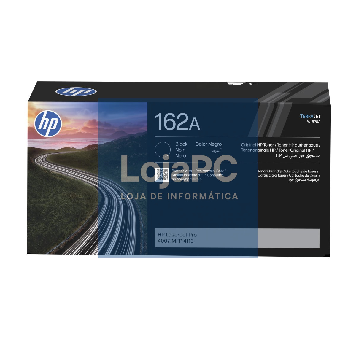 HP W1620A Black Original LaserJet Toner Cartridge