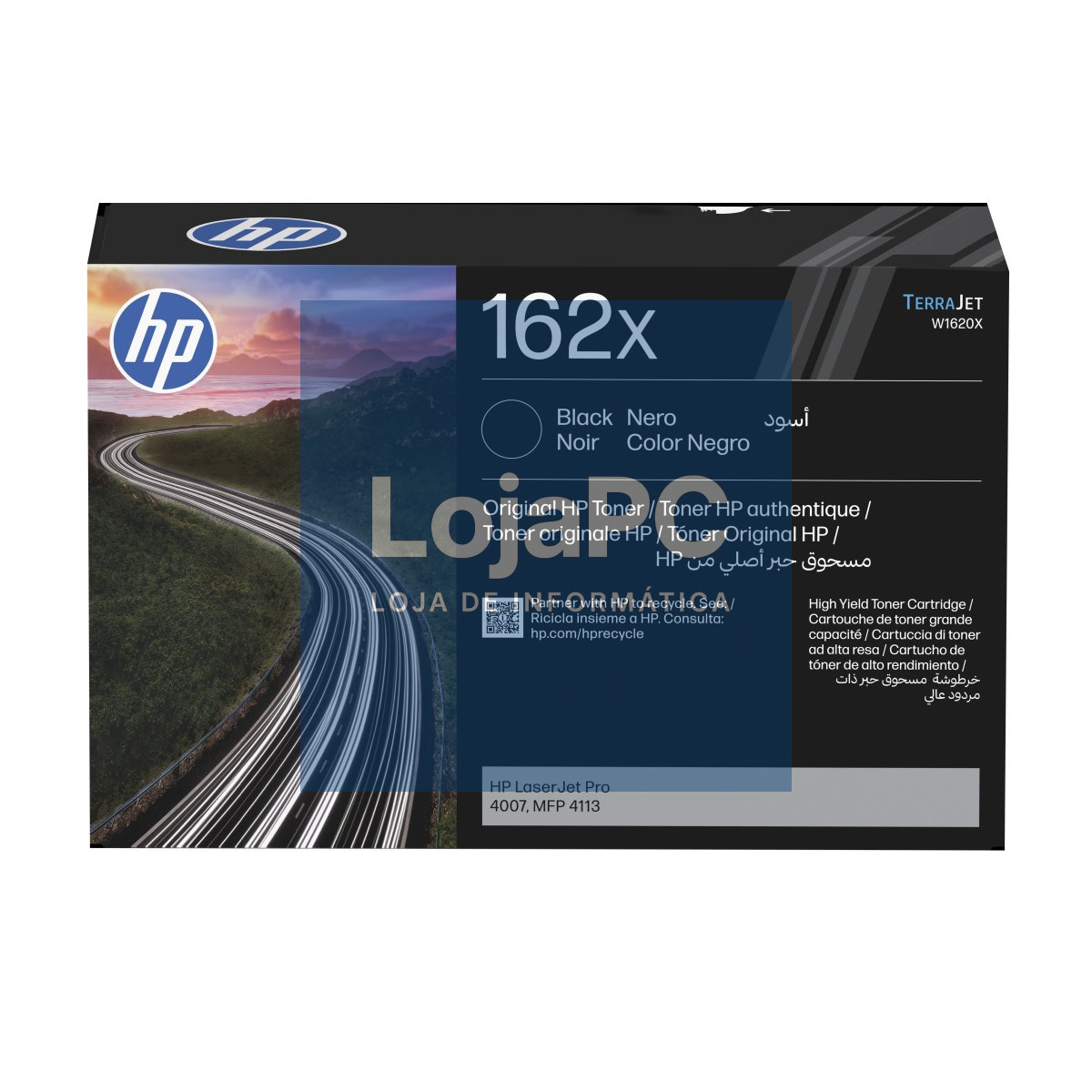 HP W1620X High Yield Black Original LaserJet Toner Cartridge
