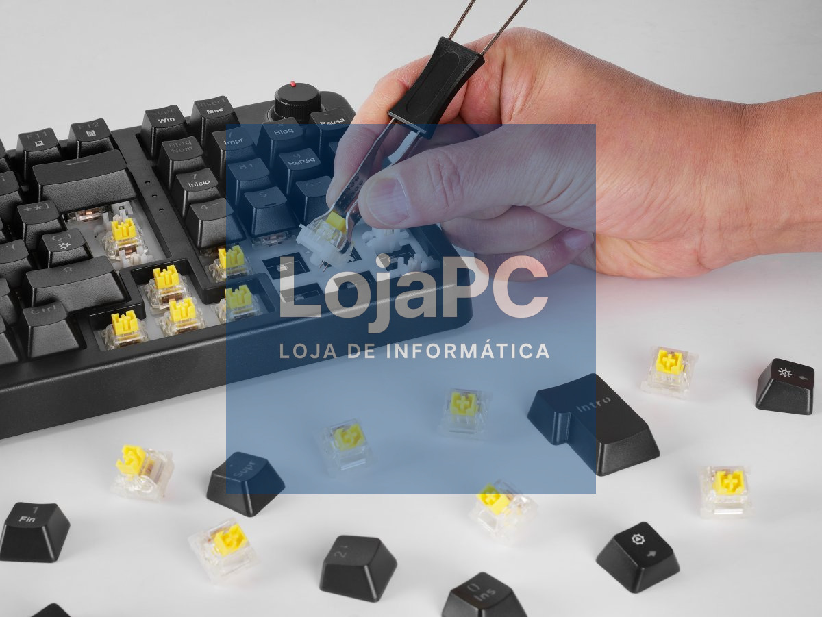 MARS GAMING MKPRO HOTSWAP FULL RGB KEYBOARD SILENT SWITCH PORTUGUESE BLACK
