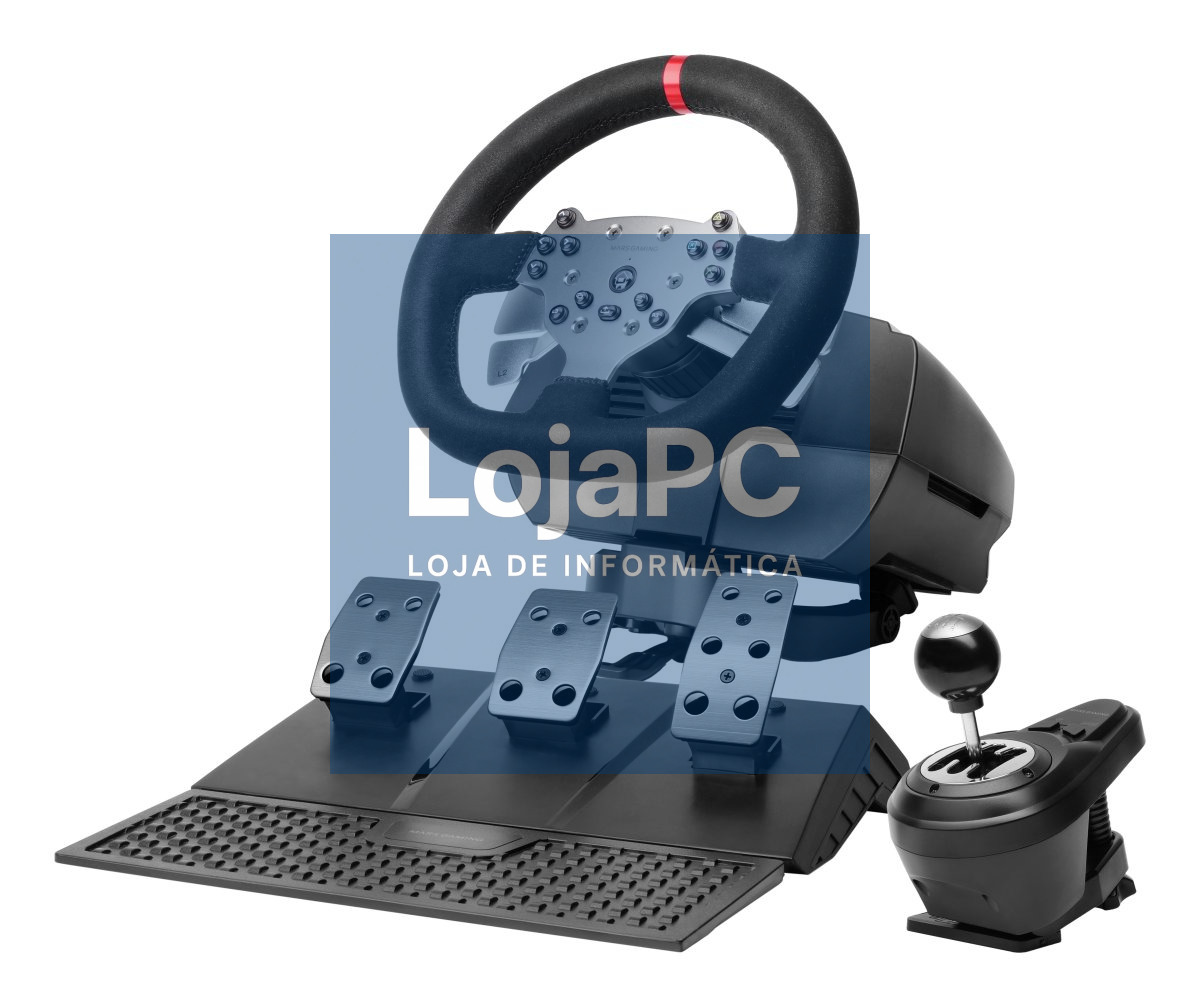 MARS GAMING MWH-RSX RACING WHEEL FORCE FEEDBACK 1080