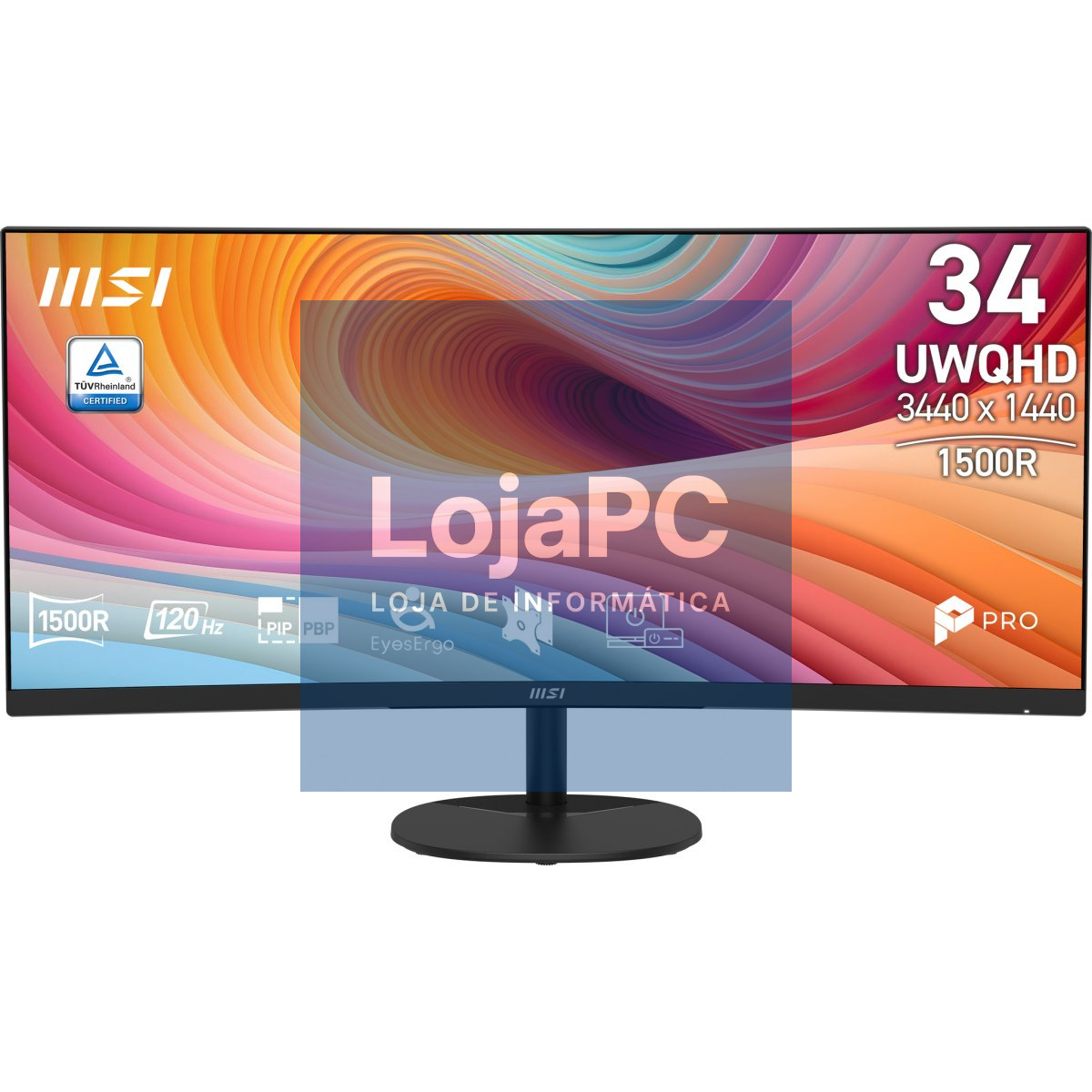 MSI PRO MP341CQ E12 34INCH Curve 120Hz 4ms HDMI DP