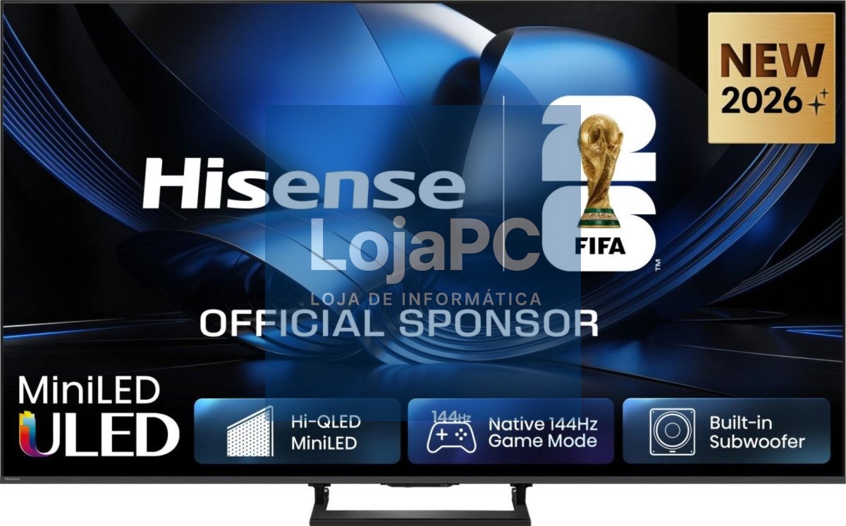 HISENSE Série MiniLED U7SE 65INCH Ultra HD 144Hz USB HDMI WIFI BT