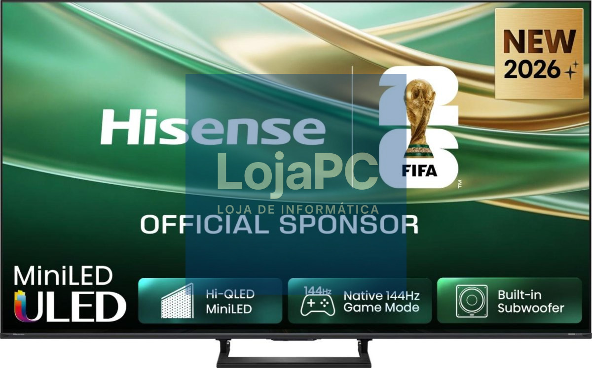 HISENSE Serie E8S MiniLED 75INCH QLED Ultra HD 144Hz USB HDMI WIFI BT