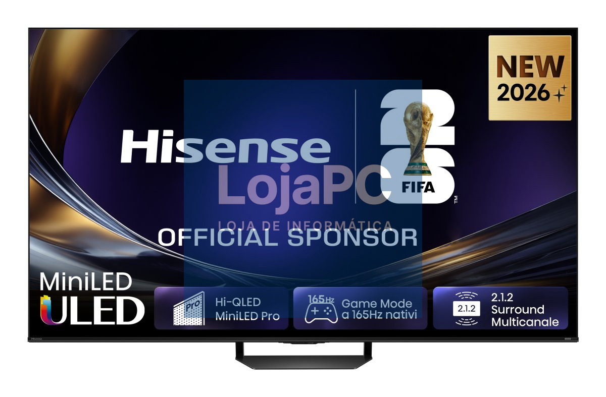HISENSE Serie U7S PRO MiniLED 55INCH QLED Ultra HD 165Hz USB HDMI WIFI BT