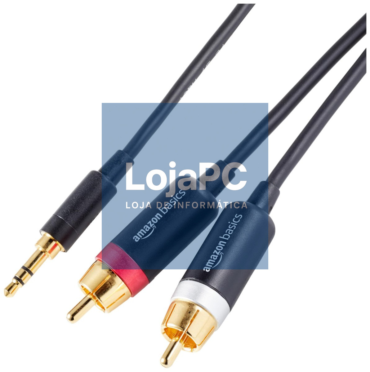 Cabo Jack 3.5 M / 2 x RCA M  15mts Preto