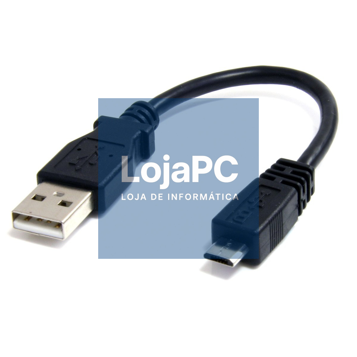 Cabo USB tipo A/micro B 1.80m Preto