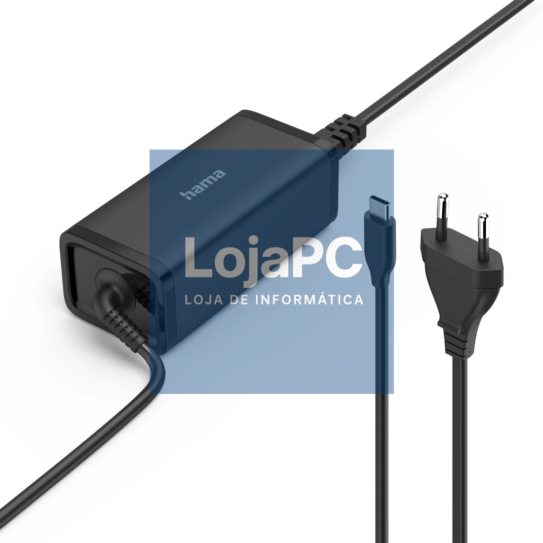 HAMA Universal USB-C Notebook Power Supply Unit GaN Pwr Del. PD 5-20V/100W