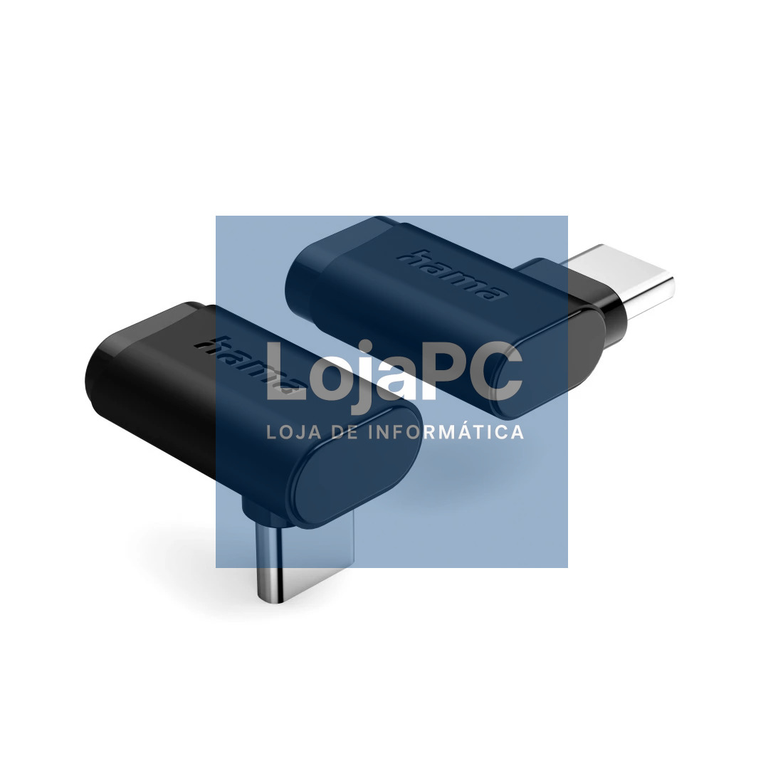 HAMA USB-C Angled Adapter 90 USB 3.2 Gen2 10 Gbit/s 5 A 240 W Set of 2