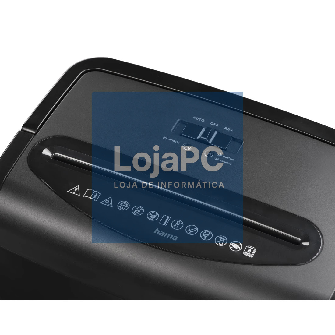 HAMA Document Shredder Shredder with Security Level P5 T5 E4 Prime M80