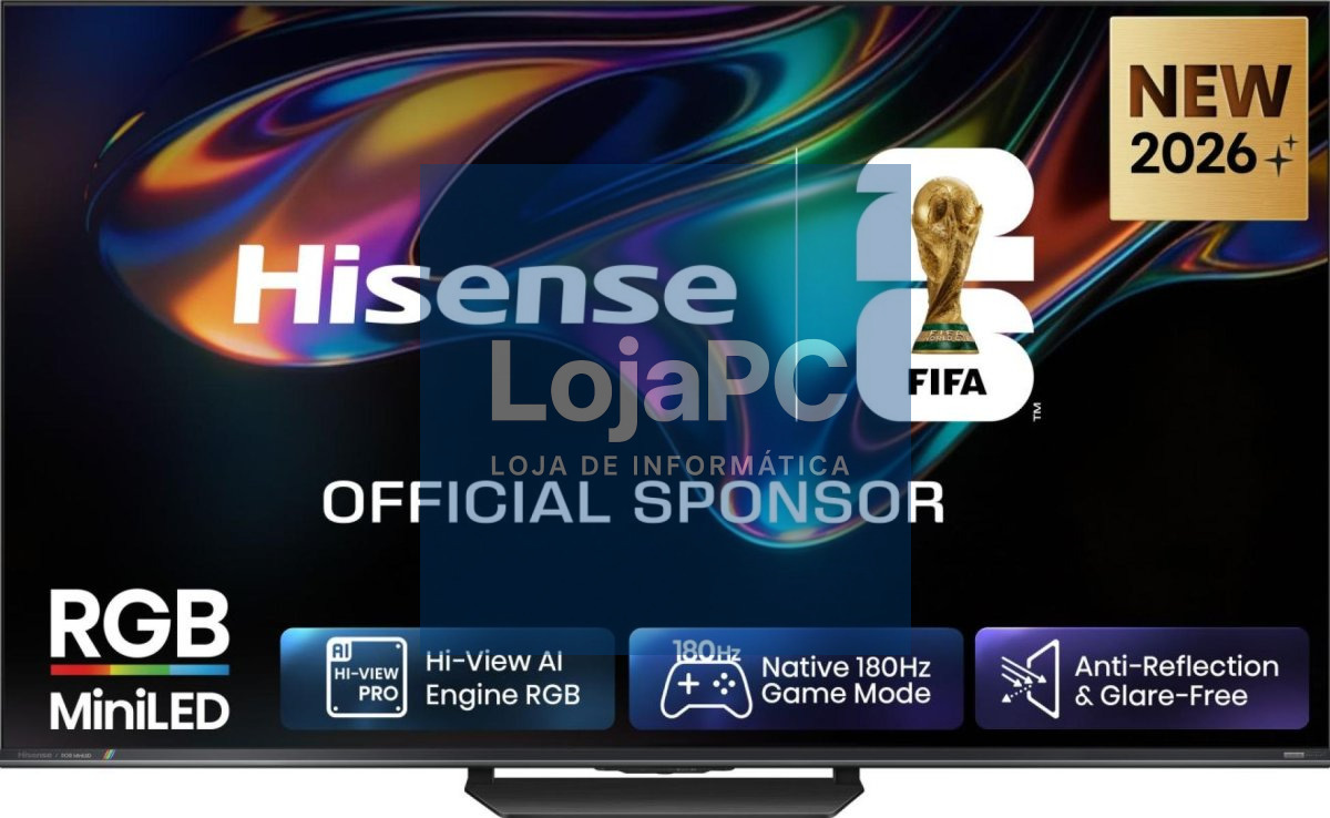 HISENSE Serie UR8S RGB MiniLED 75INCH Ultra HD USB HDMI WIFI BT
