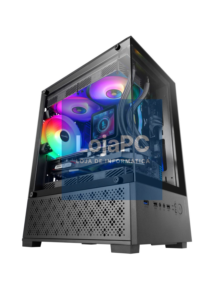 MARS GAMING MCSE2 120MM FRGB FAN DUAL CHAMBER DESIGN BLACK