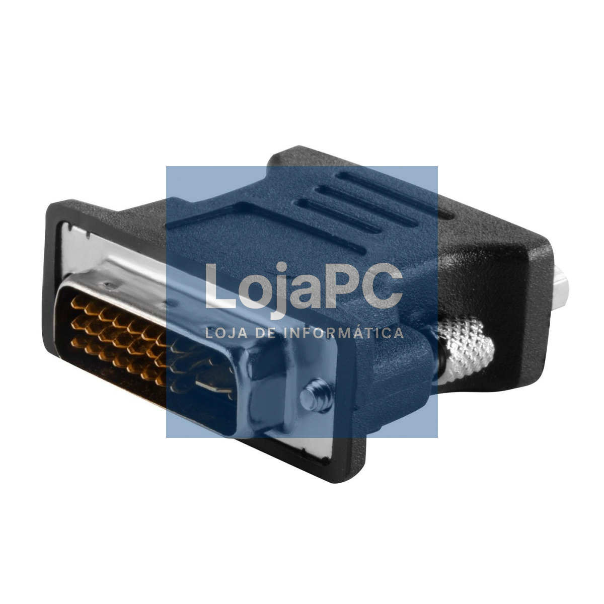 Adaptador VGA M/F angulado Preto