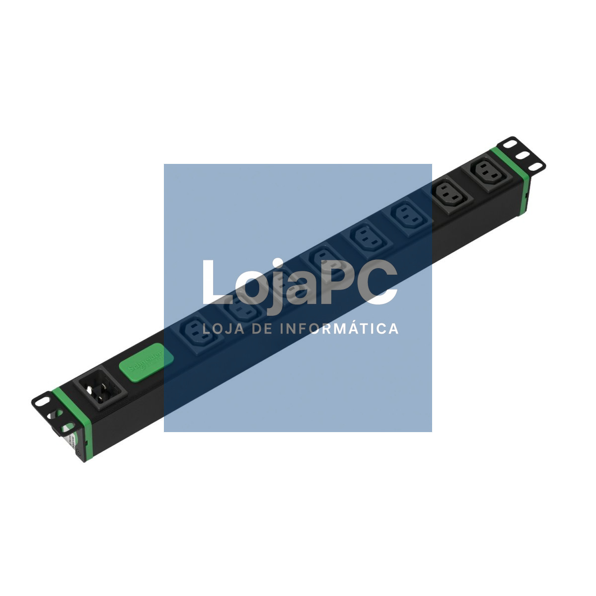 APC Easy Rack PDU Basic horizontal 1-phase 3.7 kW 230 V 16 A 8 x C13 sockets IEC60320 C20 input
