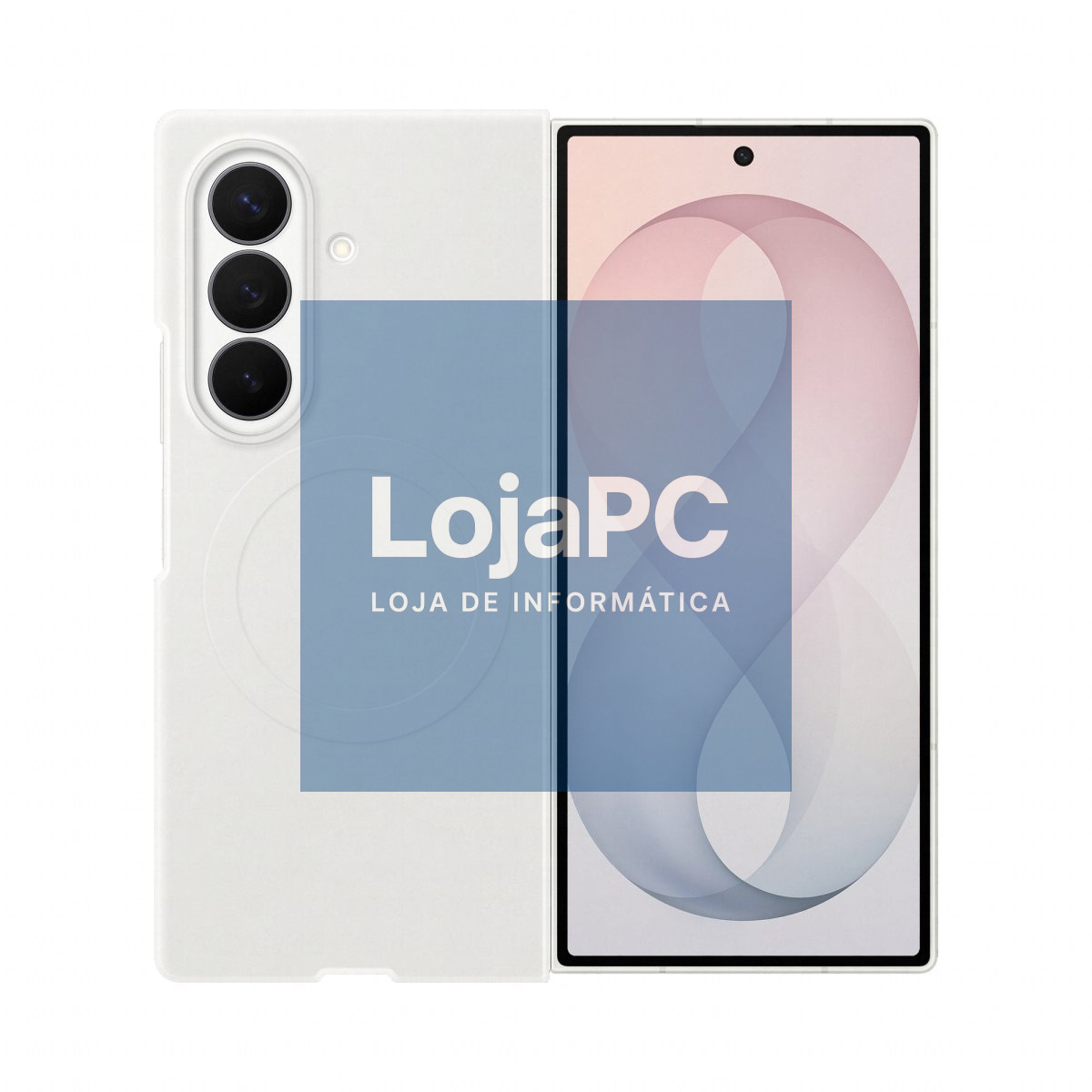 SAMSUNG Z FOLD8 ULTRA WHITE MAGNETIC SILICONE CASE