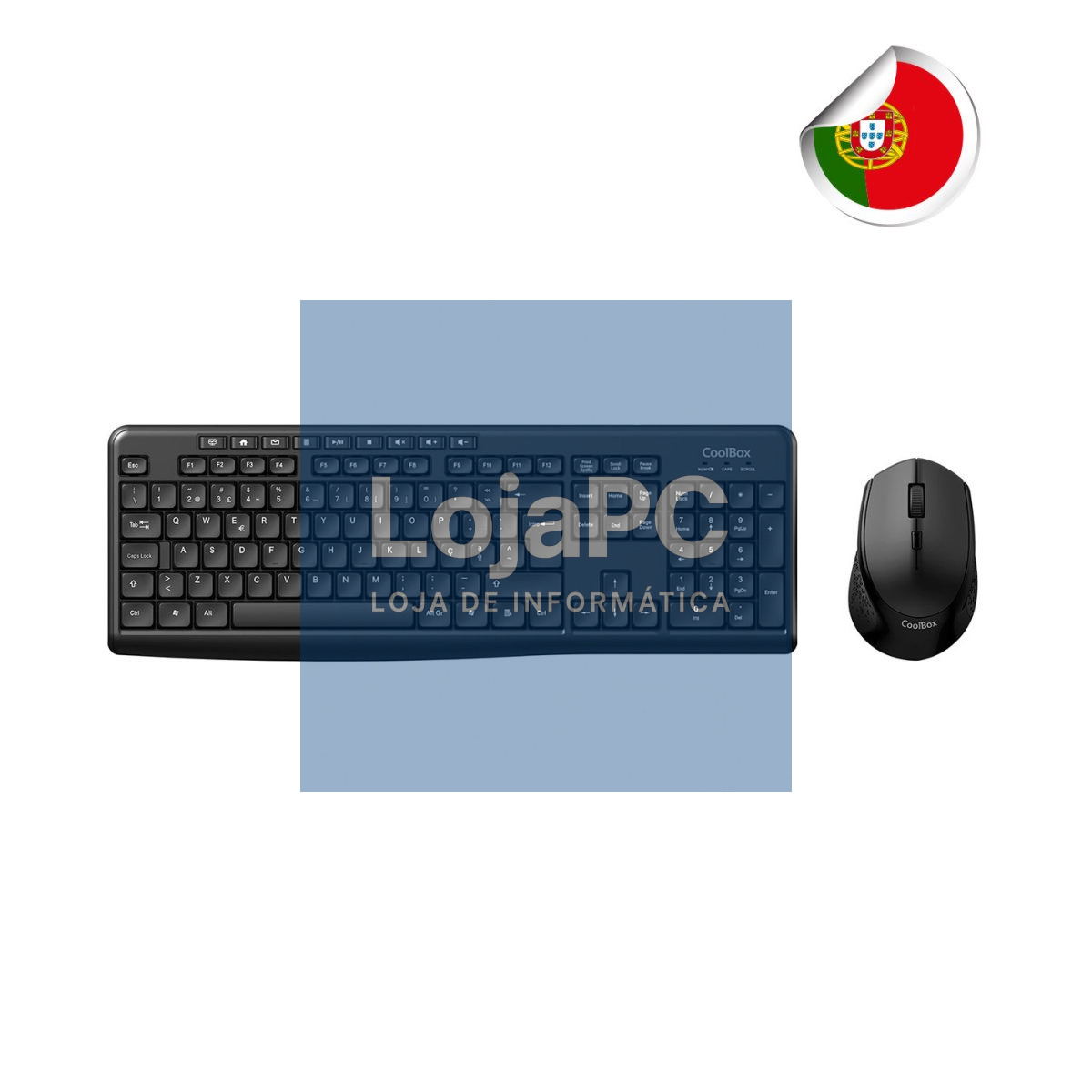 COOLBOX COO-KTR-03WPT WIRELESS MULTIMEDIA KEYBOARD AND MOUSE KIT SILENT