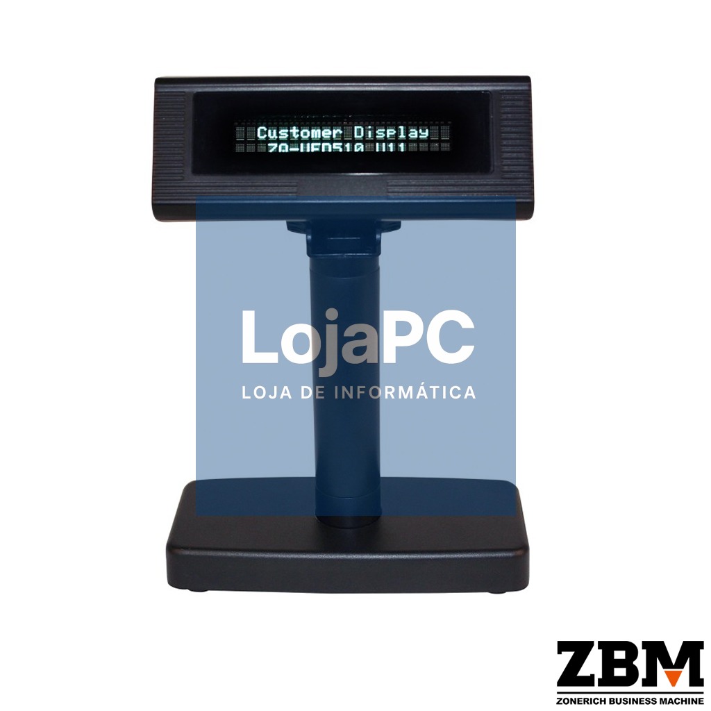 Display para cliente ZBM USB 2x20 ZQ-VFD510