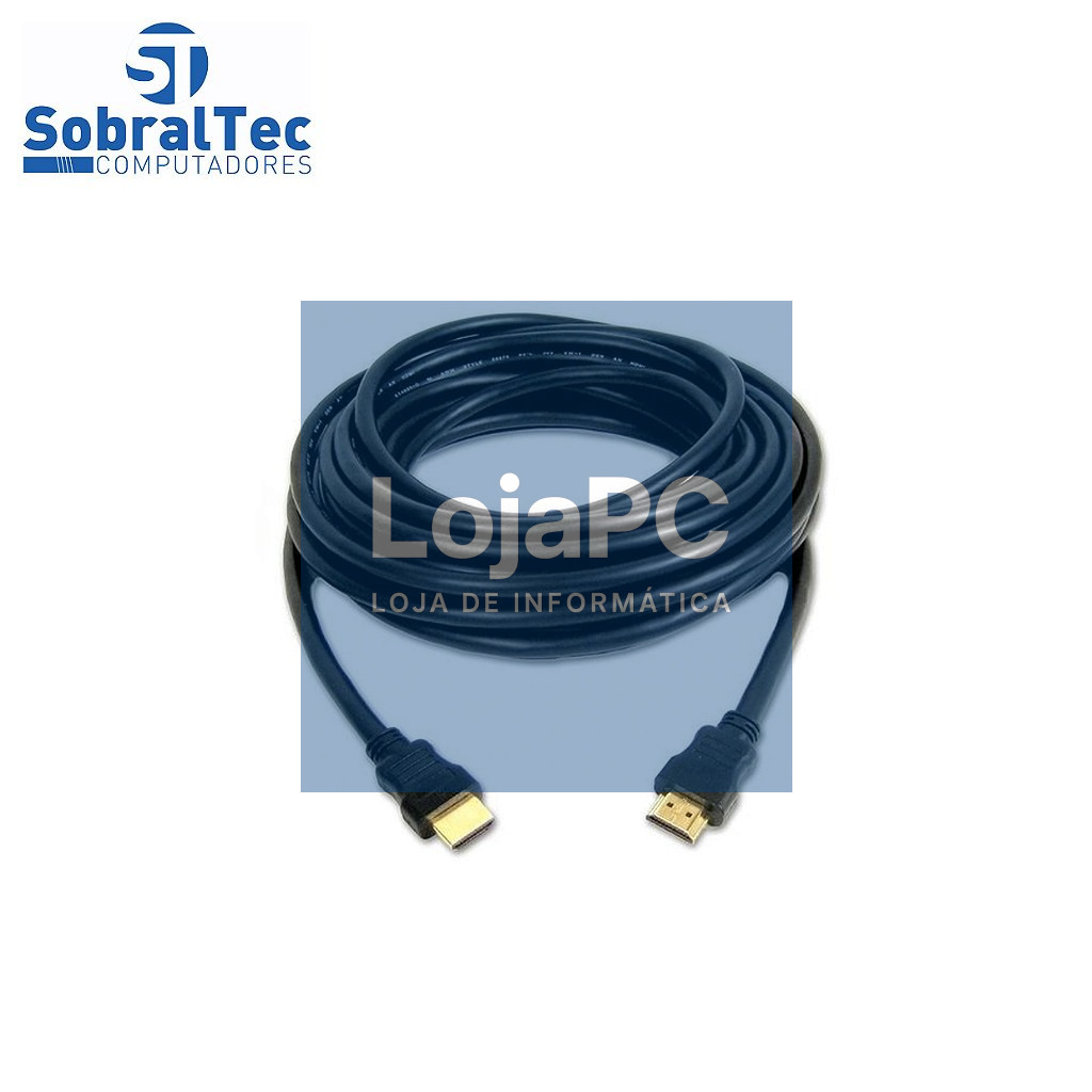 Cabo HDMI M / HDMI M 100 mts Preto