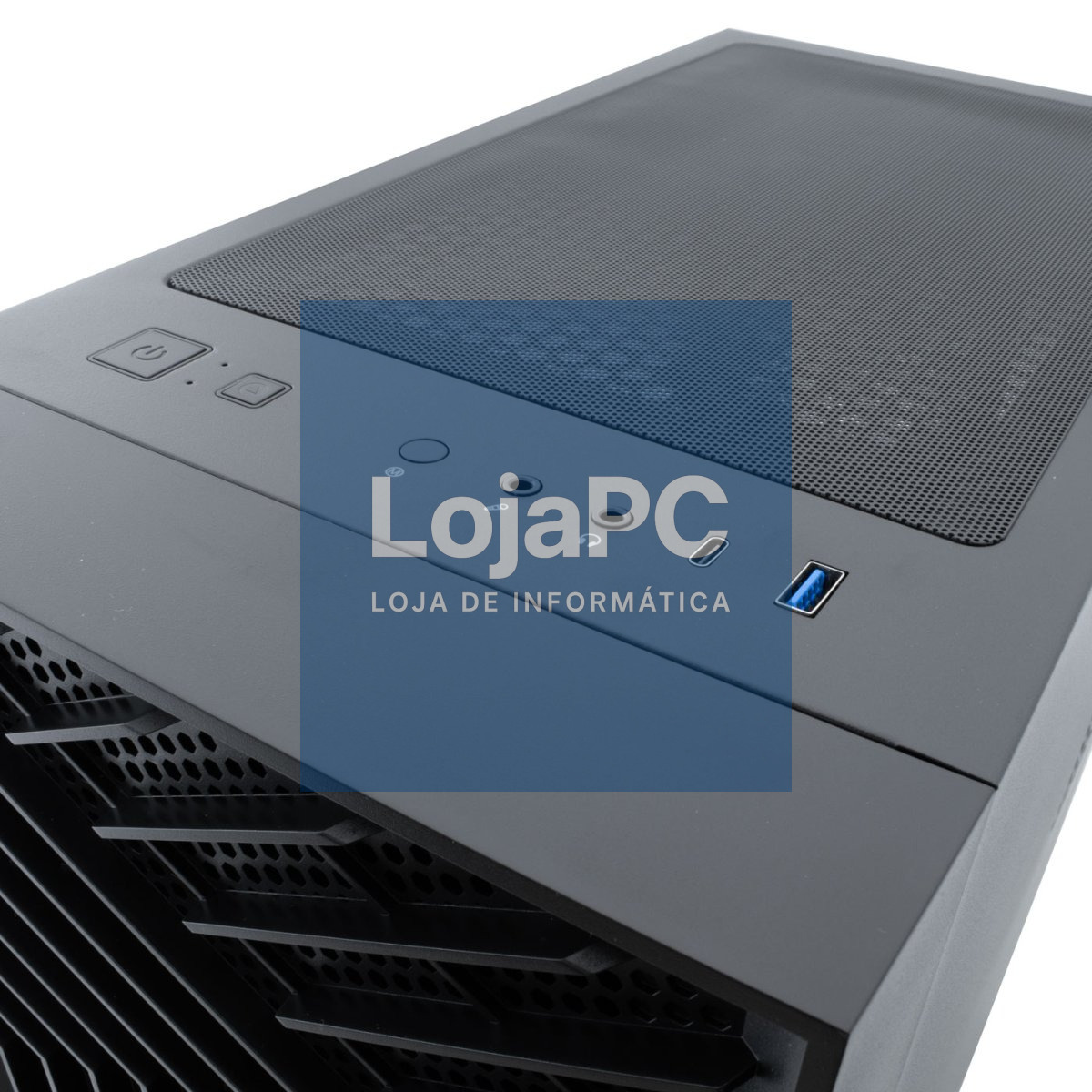 COOLBOX COO-CHA-GA300B-0 ATX GAMING CASE GA300 GRIDLINE ARGB BLACK USB-C 3.2 GEN1 WITHOUT POWER SUPPLY + 5 FANS