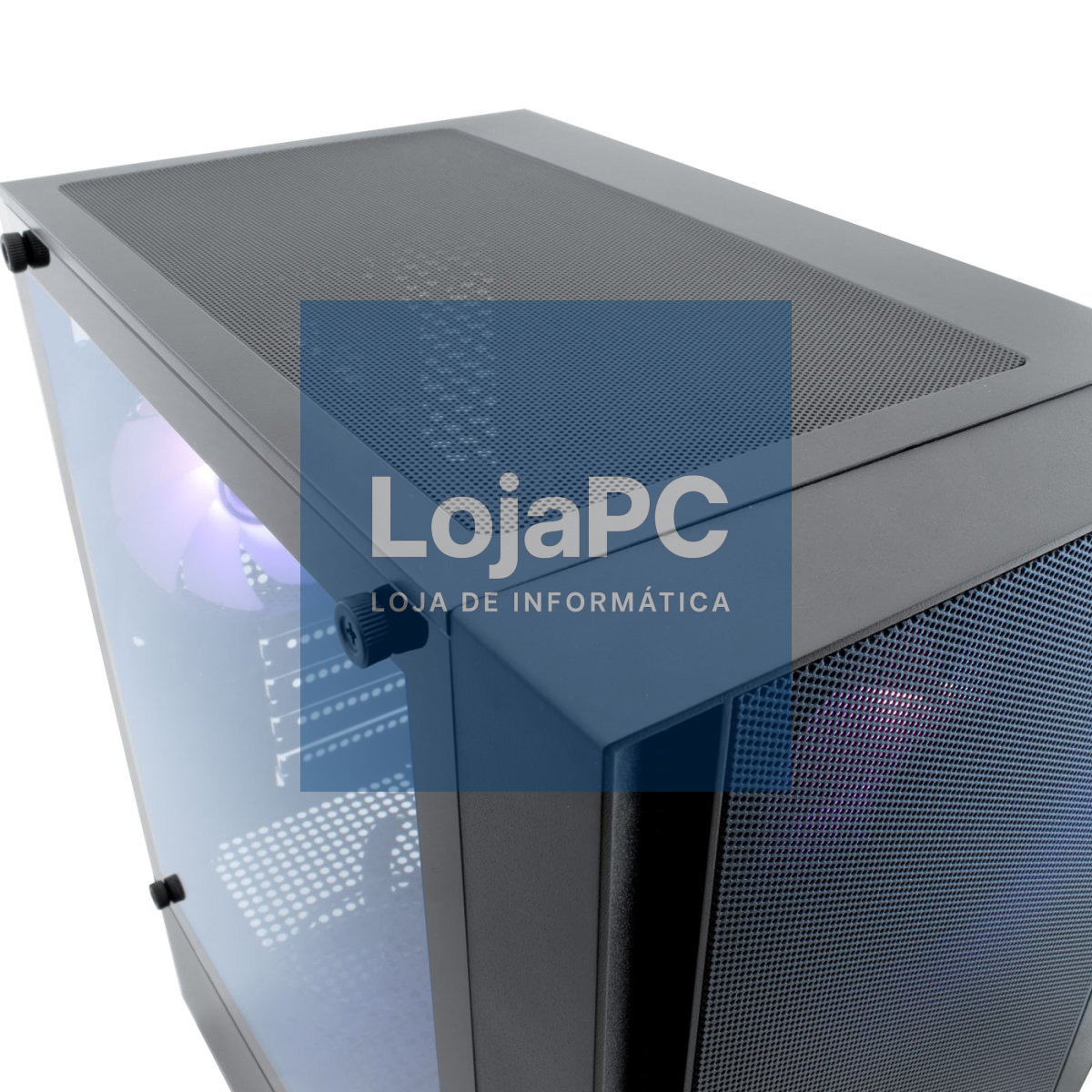 COOLBOX COO-CHA-GM220B-0 GAMING CASE MATX GM220 FUSION BLACK MESH USB-C 3.2 GEN1 WITHOUT POWER SUPPLY + 4 ARGB FANS