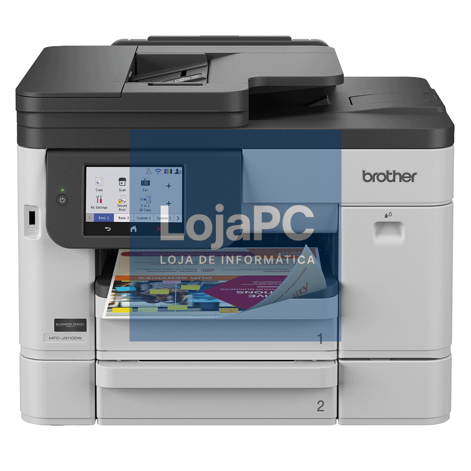 BROTHER MFCJ5110DW Professional A4 inkjet 4in1 30ppm Wi-Fi and Wi-Fi direct Duplex 10.9 cm Colour Touchscreen