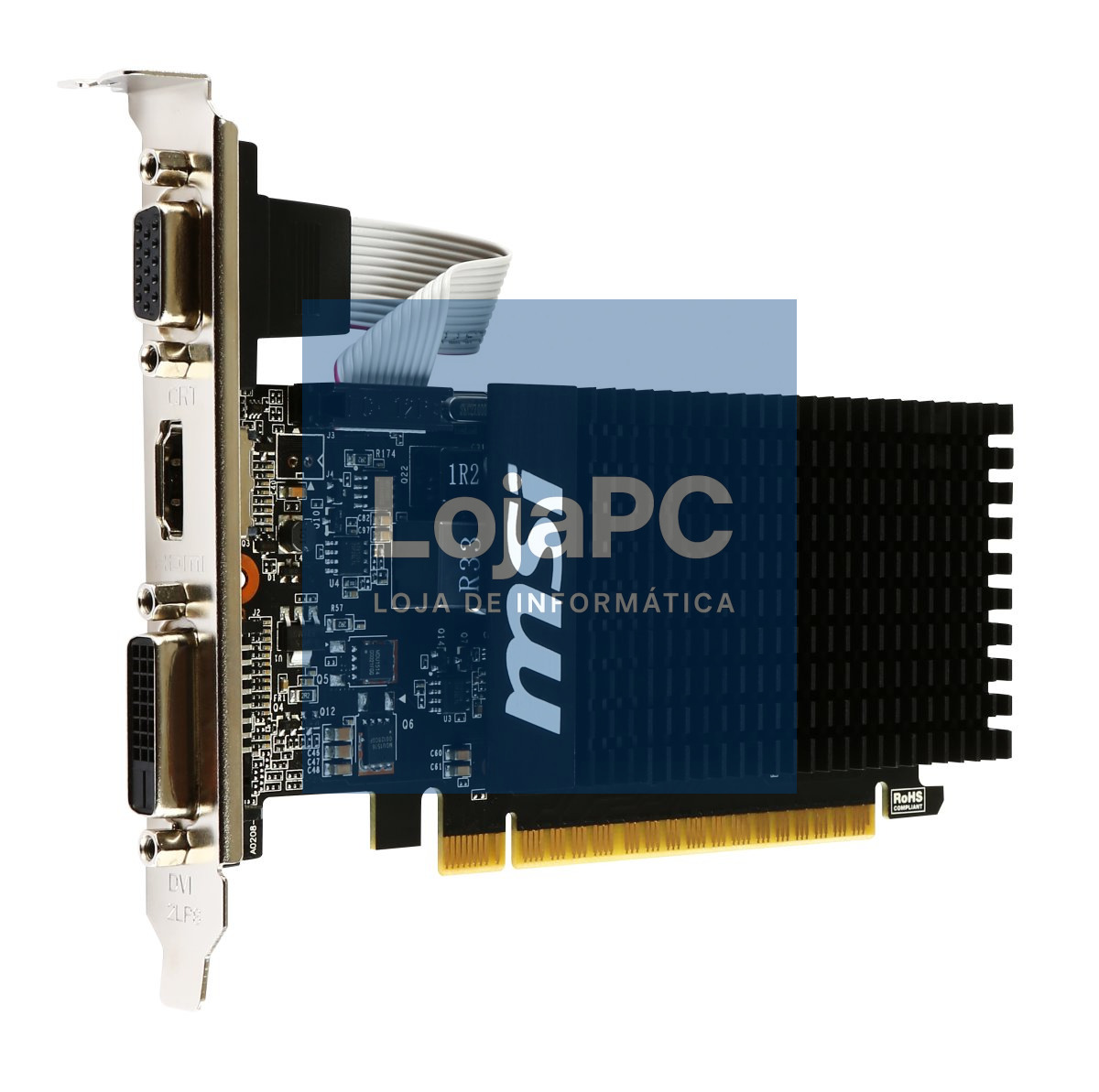 MSI GeForce GT 710 2GD3H LP HDMI DVI-D D-Sub VGA