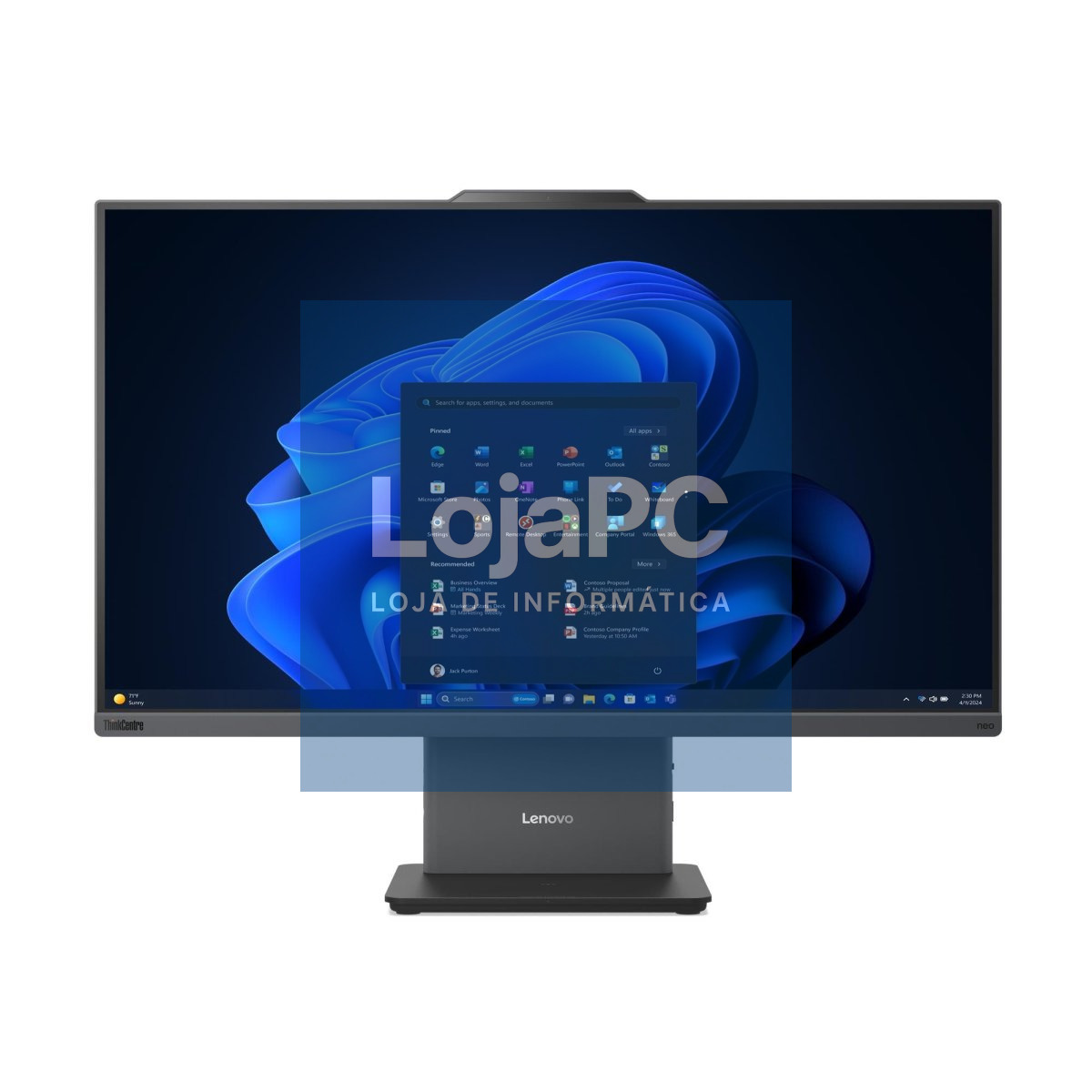 LENOVO ThinkCentre neo 50a G6 24inch Intel Core 7 256V 16GB 512GB SSD M.2 Intel Arc Graphics 140V W11P 1Y