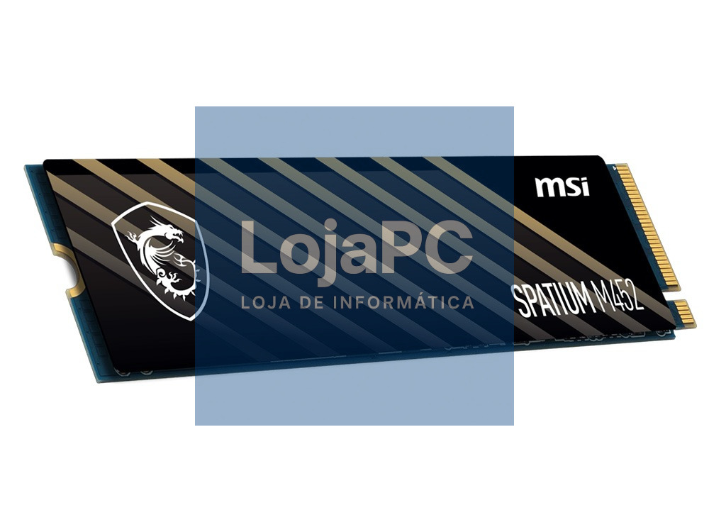 MSI SSD M.2 PCIe 4.0 NVMe 500GB 3600R/3100W SPATIUM M452