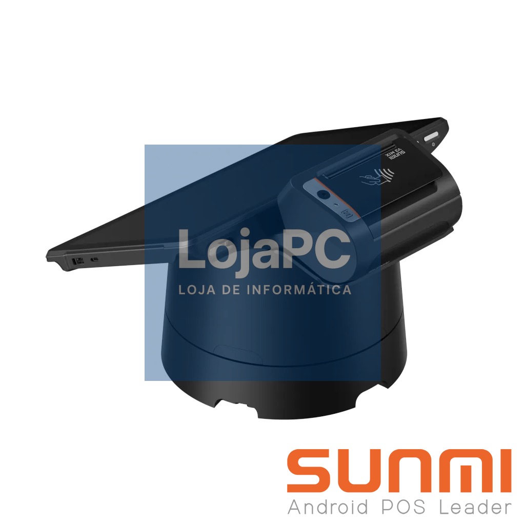 Sunmi CPAD Multi-Function Pivoting Base 1*DC, 2*USB-A, 1*RJ45, 1*RJ12, EU Adapter